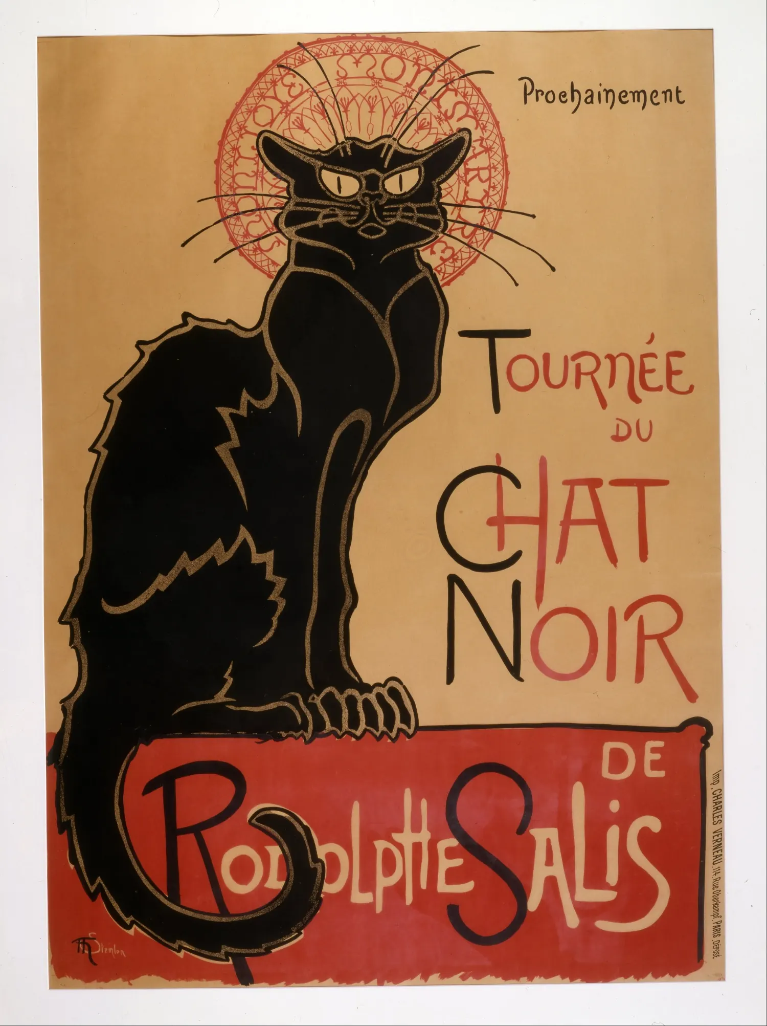 Le Chat Noir poster by Theophile Steinlen, 1896