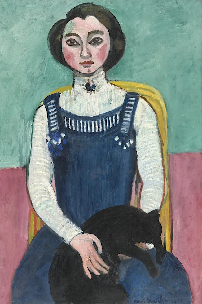 Siyah Kedili Marguerite — Henri Matisse